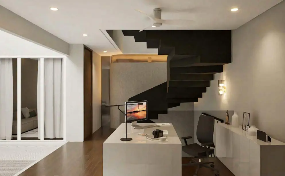 Home Office Study Studio Workspace Layout