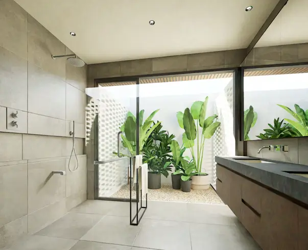 Modern Bathroom Vanity Close-up
