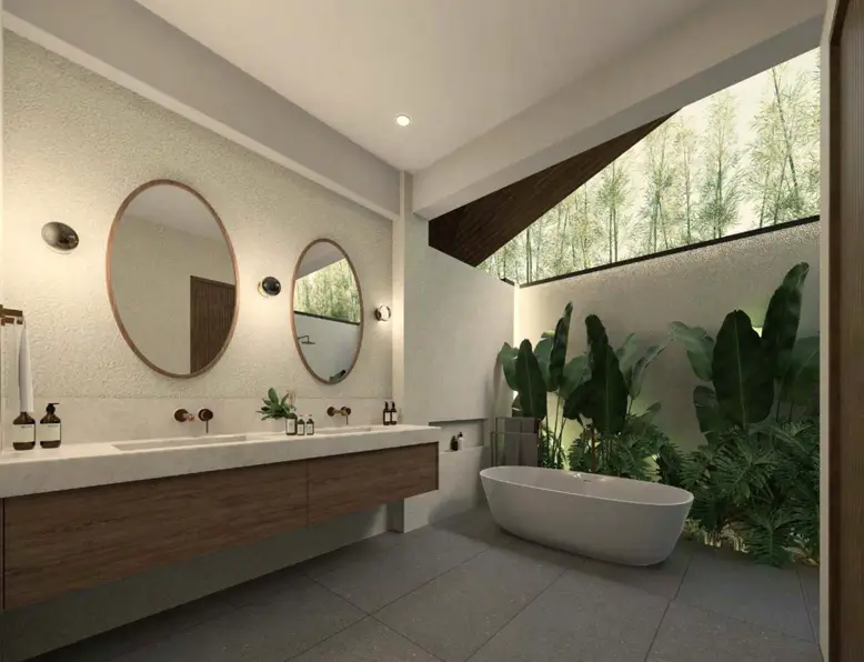 Double Vanity Bathroom